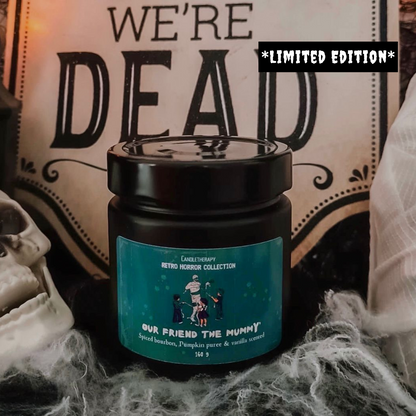 Our friend the mummy spooky Halloween candle