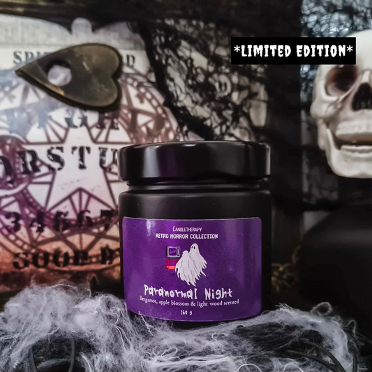 Paranormal Night spooky Halloween candle