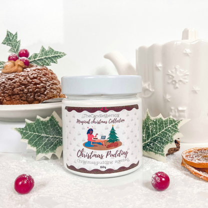 Christmas pudding Limited Edition Christmas candle