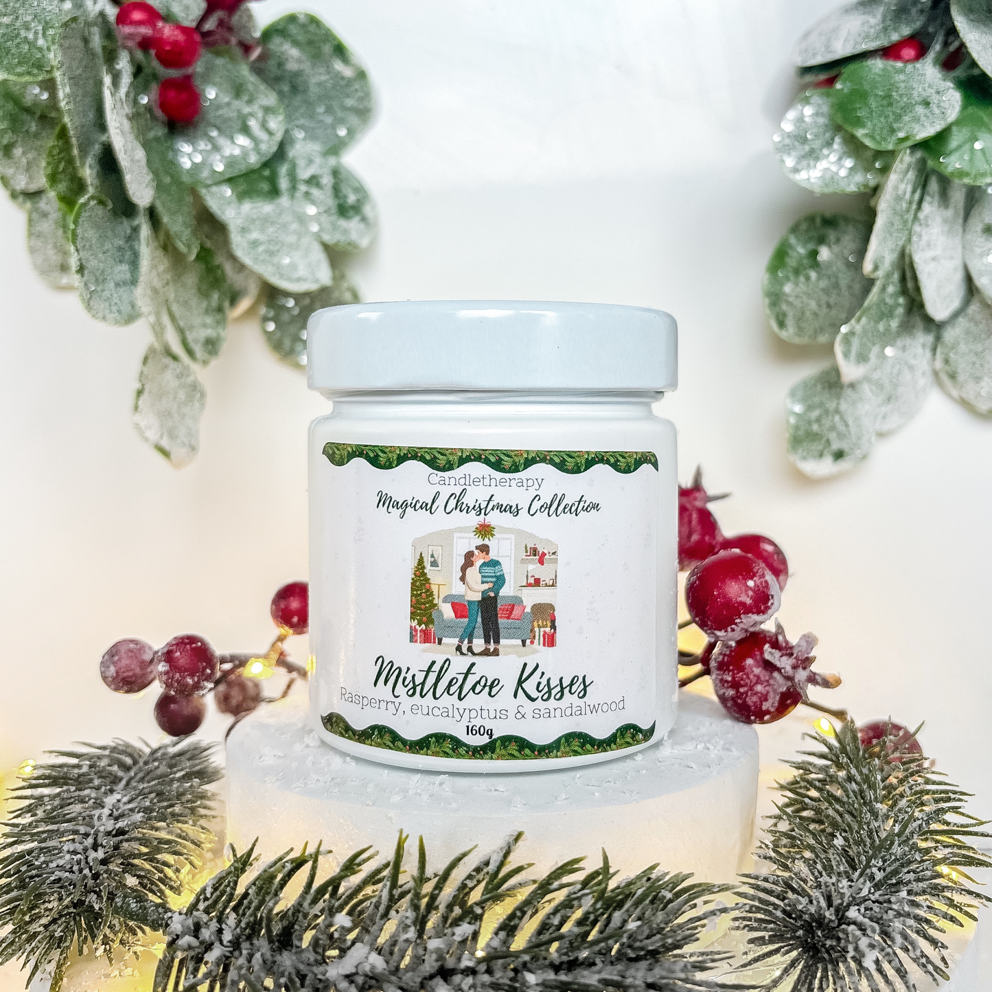 Mistletoe Kisses Limited Edition Christmas candle