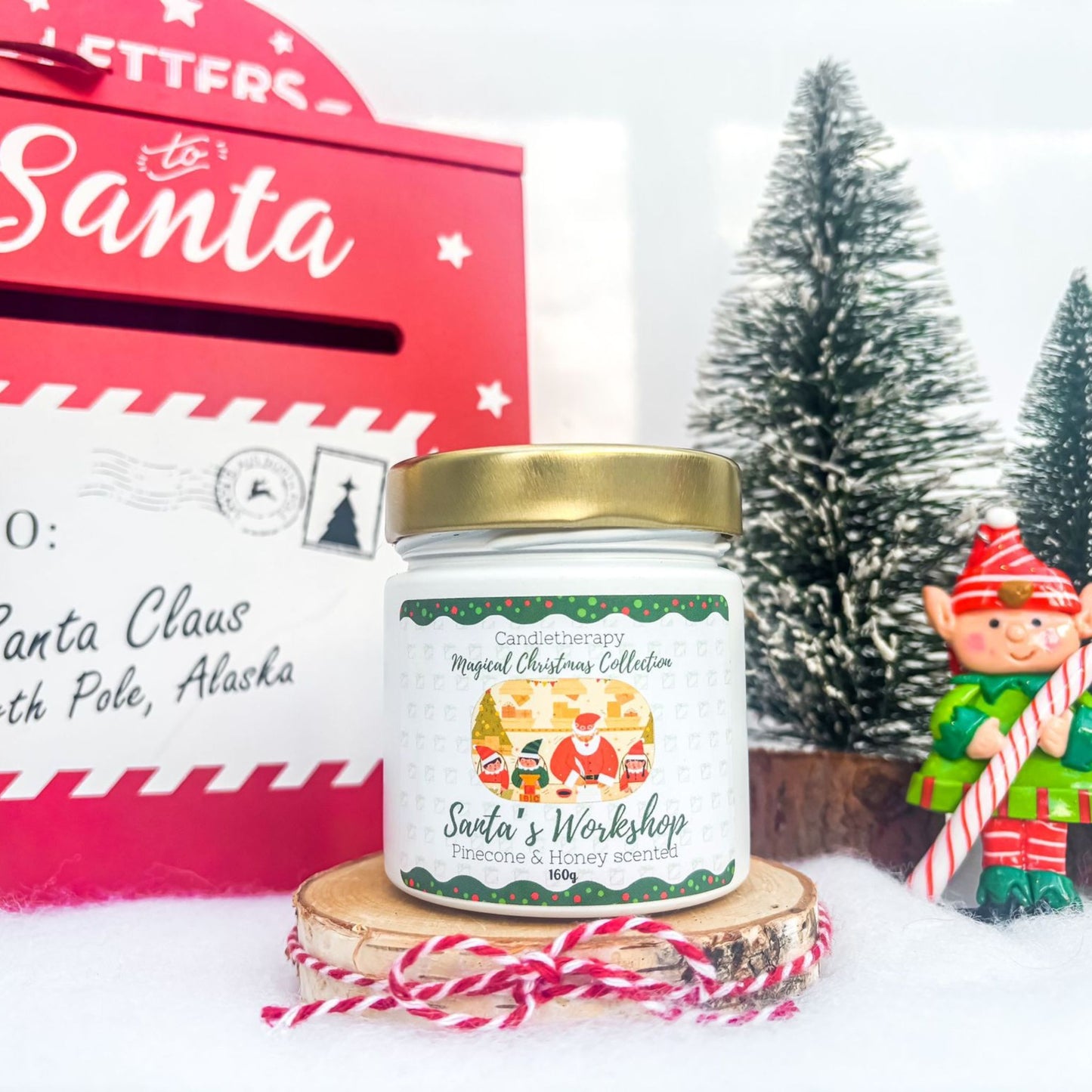 Santa's Workshop Limited Edition Christmas candle