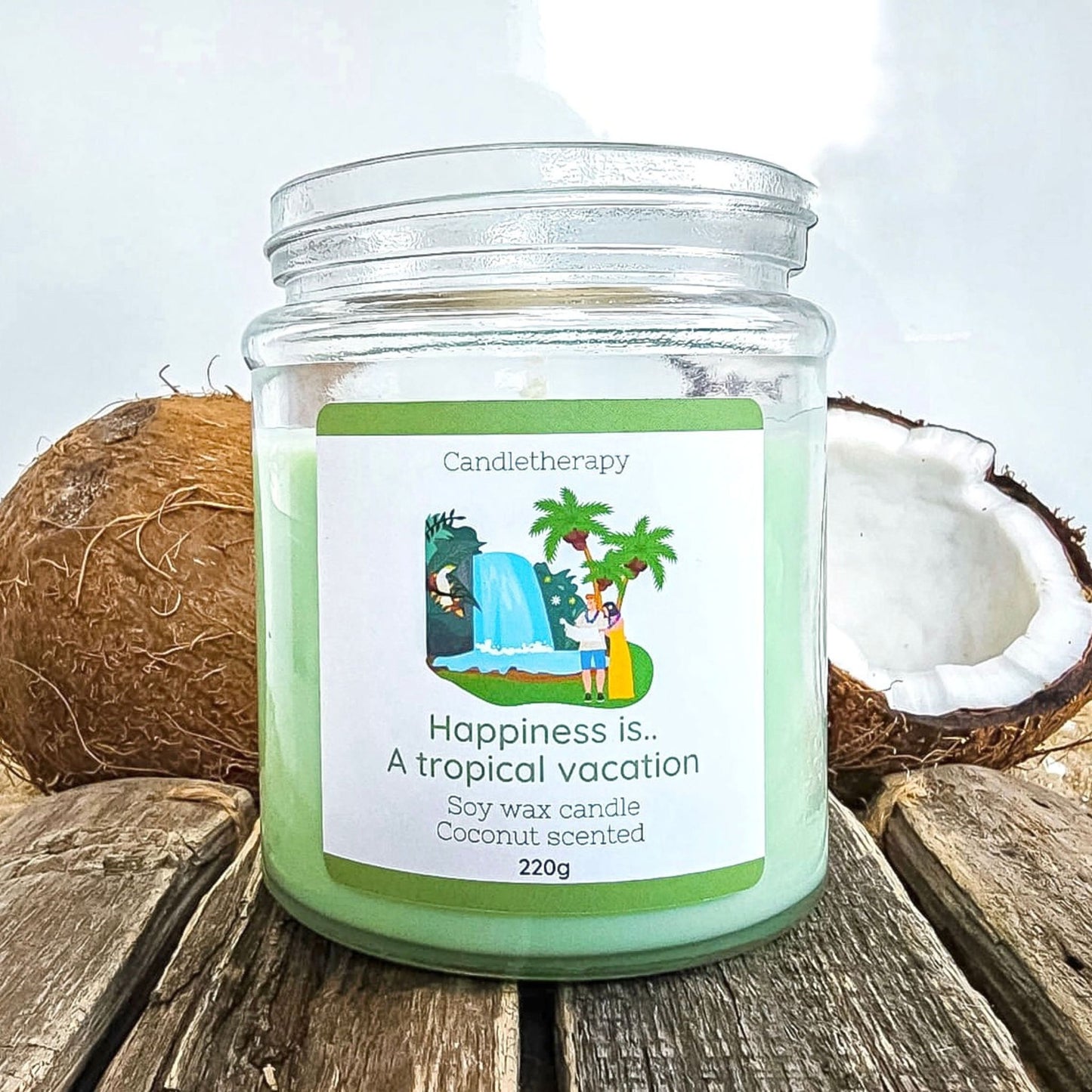 Coconut candle