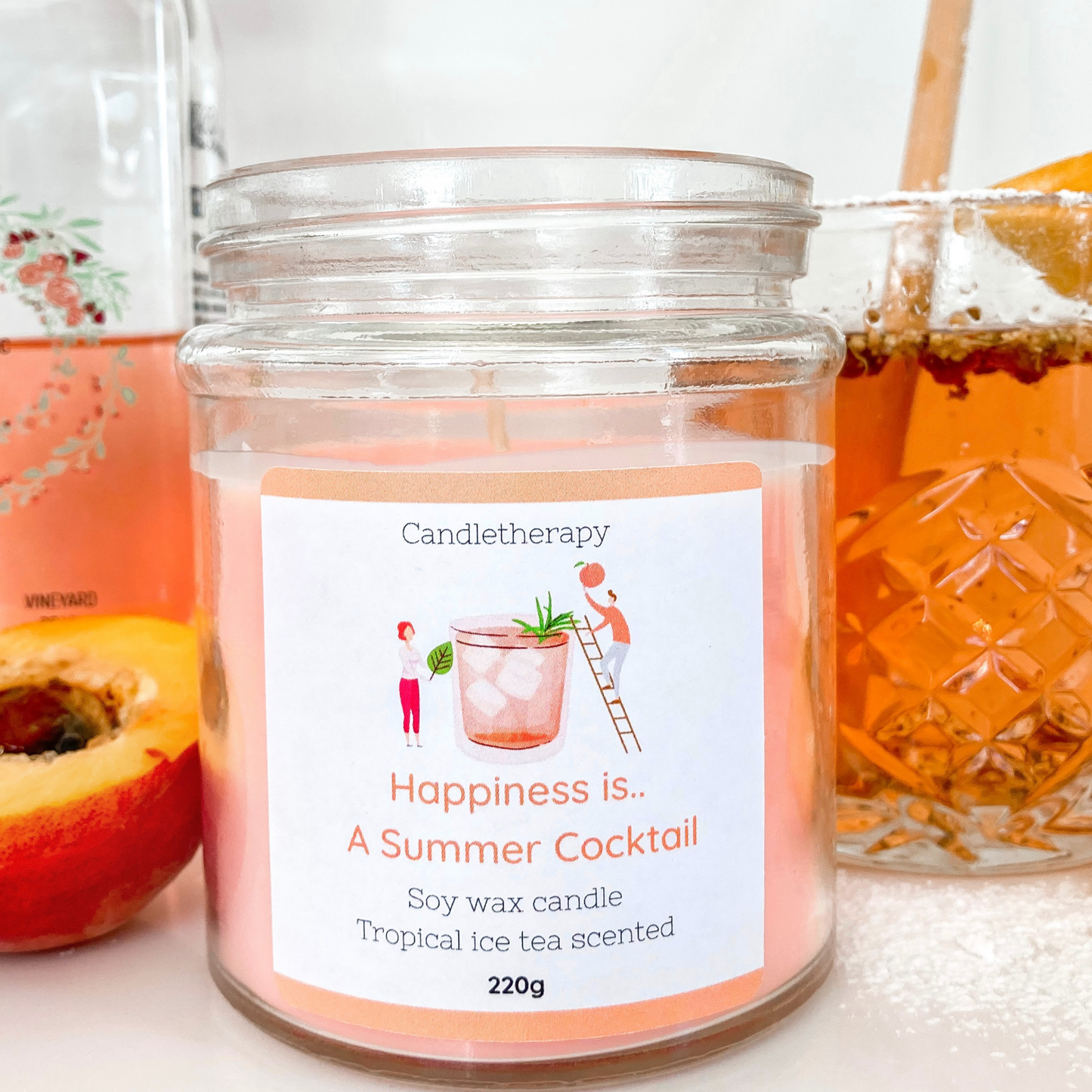 Iced tea candle