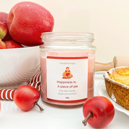 Apple pie candle